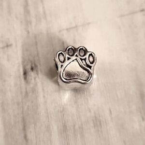 Paw Print Charms Custom Order  Pandora Compatable Post